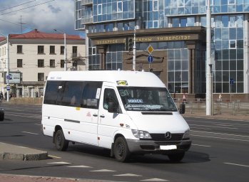 Схема движения маршруток 2491 &laquo;Минск &ndash; Дзержинск&raquo; и 2261 &laquo;Минск &ndash; Станьково&raquo; на период перекрытия улиц